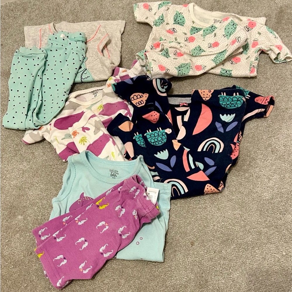 Carters Summer Pajama Sets